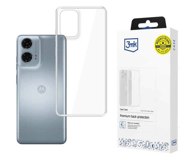 3MK Clear Case do Motorola Moto G04 / G24 Power / G24 4G / e14 - 1290089 - zdjęcie